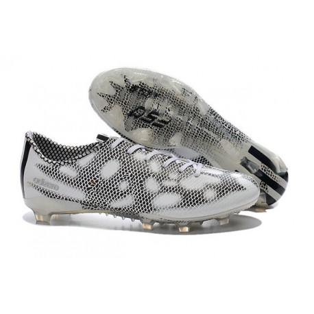 ADIDAS AdiZero F50 TRX FG Scarpe da calcio Messi Grigio Bianco