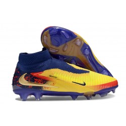 Nike Phantom 6 Elite High FG Giallo Blu Oro