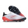 adidas F50 Elite Senza Lacci FG Nuovo Bianco Nero Rosso