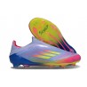adidas F50 Elite Senza Lacci FG Nuovo Blu Fusion Limone Lucido Rosa Lucido