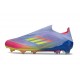 adidas F50 Elite Senza Lacci FG Nuovo Blu Fusion Limone Lucido Rosa Lucido