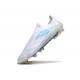 adidas F50 Elite Senza Lacci FG Nuovo Bianco Perla Metallico