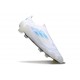 adidas F50 Elite Senza Lacci FG Nuovo Bianco Perla Metallico