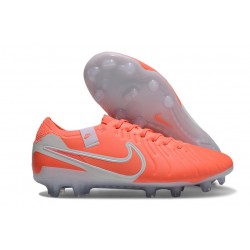 Scarpa Nike Tiempo Legend 10 Elite FG Hot Lava Bianco