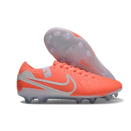 Scarpa Nike Tiempo Legend 10 Elite FG Hot Lava Bianco