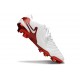 Scarpa Nike Tiempo Legend 10 Elite FG Bianco Cremisi Vivace
