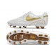 Scarpa Nike Tiempo Legend 10 Elite FG Bianco Oro