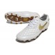Scarpa Nike Tiempo Legend 10 Elite FG Bianco Oro