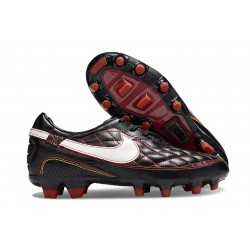 Scarpa Nike Tiempo Legend 10 Elite FG Nero Bianco Rosso