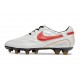 Scarpa Nike Tiempo Legend 10 Elite FG Ronaldo Bianco Rosso