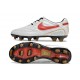 Scarpa Nike Tiempo Legend 10 Elite FG Ronaldo Bianco Rosso