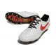 Scarpa Nike Tiempo Legend 10 Elite FG Ronaldo Bianco Rosso