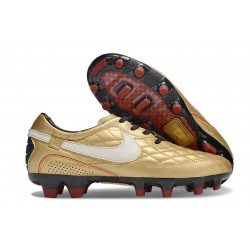 Scarpa Nike Tiempo Legend 10 Elite FG Oro Bianco