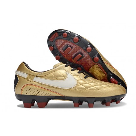 Scarpa Nike Tiempo Legend 10 Elite FG Oro Bianco