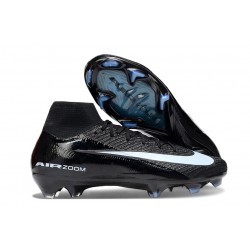 Nike Air Zoom Mercurial Superfly X Elite FG Nero Blu Ghiaccio