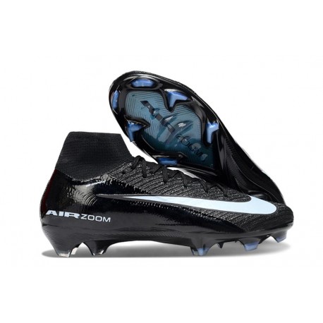 Nike Air Zoom Mercurial Superfly X Elite FG Nero Blu Ghiaccio