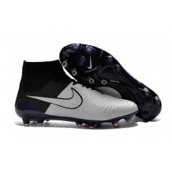 Nuove Nike Magista Obra Fg, Scarpe da calcio uomo Pelle Osso Chiaro Nero