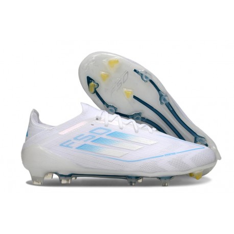 adidas F50 Elite FG Nuovo Bianco Blu