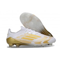 adidas F50 Elite FG Nuovo Bianco Oro Met