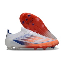 adidas F50 Elite FG Nuovo Ftwr Bianco Rosso Solare Blu Lucido