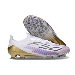 adidas F50 Elite FG Nuovo Bianco Viola Nero