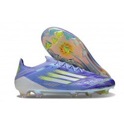 adidas F50 Elite FG Nuovo Viola Tone Limone Lucido Viola Rush