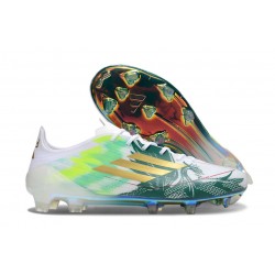 adidas F50 Elite FG Nuovo Bianco Verde Dorado