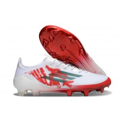 adidas F50 Elite FG Nuovo Bianco Rosso Verde