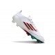 adidas F50 Elite FG Nuovo Bianco Rosso Verde