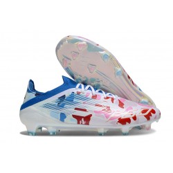adidas F50 Elite FG Nuovo Bianco Rosso Rosa Blu