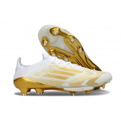 adidas F50+ Elite FG Scarpa Bianco Oro Met