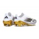 adidas Scarpe da Calcio F50 + FG Bianco Nero Oro Met