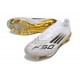 adidas Scarpe da Calcio F50 + FG Bianco Nero Oro Met