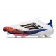 adidas F50 + FG MESSI Ftwr Bianco Rosso Lucido Argento Metallico