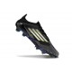 adidas Scarpe da Calcio F50 + FG Nero Core Ferro Metallizzato Limone Lucido
