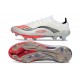 adidas F50 + FG MESSI Ftwr Bianco Rosso Lucido Argento Metallico