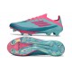 adidas Scarpe F50 + FG X Messi Flash Acqua Rosa Lucido Ciano Lucido