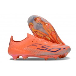 adidas Scarpe da Calcio F50 + FG Arancio Nero