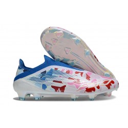 adidas F50 Elite Senza Lacci FG Nuovo Bianco Rosso Blu
