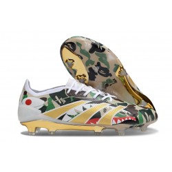 adidas Predator Elite FG Scarpa Bianco Verde Oro