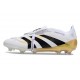 Adidas Predator Foldover Tongue Elite FG Ftwr Bianco Nero Oro Met
