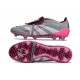 Adidas Predator Foldover Tongue Elite FG Grigio Rosa Bianco