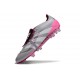 Adidas Predator Foldover Tongue Elite FG Grigio Rosa Bianco