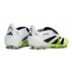 Adidas Predator Foldover Tongue Elite FG Ftwr Bianco Nero Core Limone Lucido