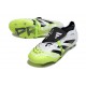 Adidas Predator Foldover Tongue Elite FG Ftwr Bianco Nero Core Limone Lucido