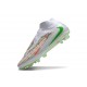 Nike Phantom 6 Elite High FG Bianco Verde Arancio
