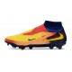 Nike Phantom 6 Elite High FG X Haaland Arancione Laser Lemon Venom Blu Void
