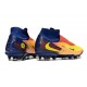 Nike Phantom 6 Elite High FG X Haaland Arancione Laser Lemon Venom Blu Void