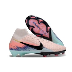 Nike Air Zoom Mercurial Superfly X Elite FG Rosa Blu Nero