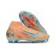 Nike Air Zoom Mercurial Superfly X Elite FG KM Arancio Blu